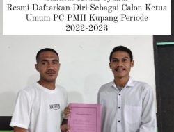 Abdul Syukur Resmi Daftarkan Diri Sebagai Calon Ketua Cabang PMII Kupang 2022-2023