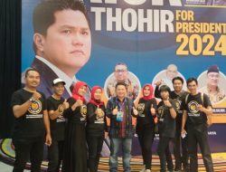 Relawan Deklarasi Nasional Erick Thohir for President 2024 di Surabaya, Ketum Partai UKM Indonesia Ucapkan Selamat