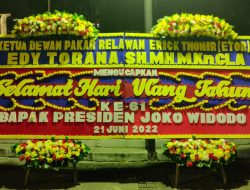 Di HUT ke 61 Jokowi DPP ETOR Ucapkan Selamat, Yakin Erick Thohir Bisa Lanjutkan Visi Indonesia Maju