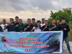 Relawan Vicos Amalo Deklarasi Dukungan Vicoas Amalo Maju Calon Bupati Rote Ndao Tahun 2024
