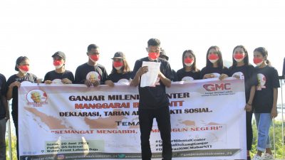 Ganjar Milenial Center Kabupaten Manggarai Barat Deklarasi Dukung Ganjar Maju Calon Presiden 2024