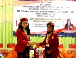 Tri Natalia Urada Resmi Melantik DPC PMKRI Cabang Malaka Periode 2022-2023