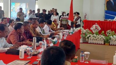 Bupati Malaka Paparkan Hasil Penurunan Stunting di Malaka Dalam Rapat Bersama Gubernur NTT