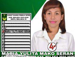 Maria Yulita Mako Seran Bacaleg Perempuan PBB Maju di DPRD Lewat Dapil Malaka 3