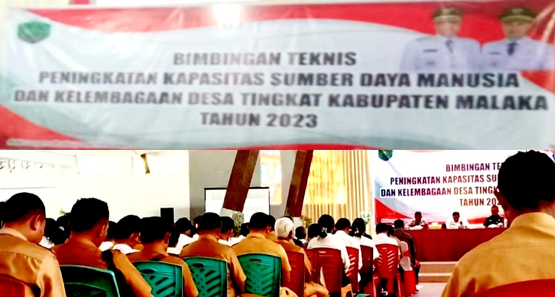Dinas PMD Gelar BIMTEK PK SDM dan Kelembagaan Desa Tingkat Kabupaten Malaka Tahun 2023